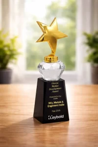 premium crystal awards design